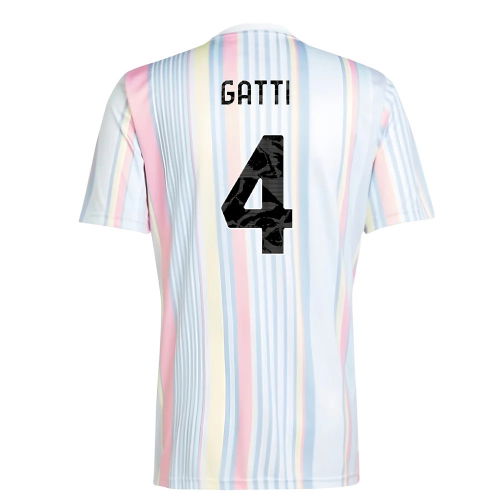 2025-2026 Juventus Pre-Match Shirt (White) (Gatti 4)