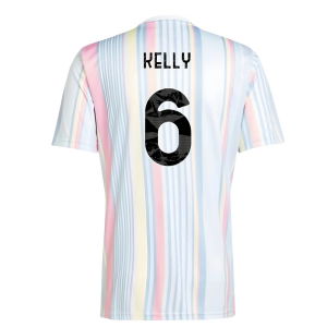 2025-2026 Juventus Pre-Match Shirt (White) (Kelly 6)