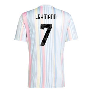2025-2026 Juventus Pre-Match Shirt (White) (Lehmann 7)