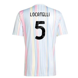 2025-2026 Juventus Pre-Match Shirt (White) (Locatelli 5)