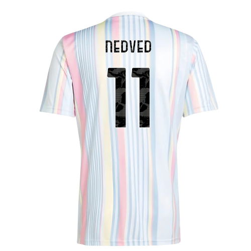 2025-2026 Juventus Pre-Match Shirt (White) (Nedved 11)