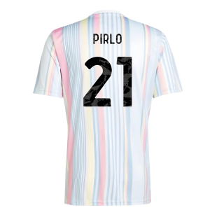 2025-2026 Juventus Pre-Match Shirt (White) (Pirlo 21)