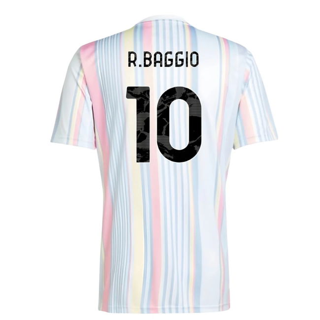2025-2026 Juventus Pre-Match Shirt (White) (R.Baggio 10)