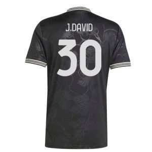 2025-2026 Juventus Third Shirt (J.David 30)