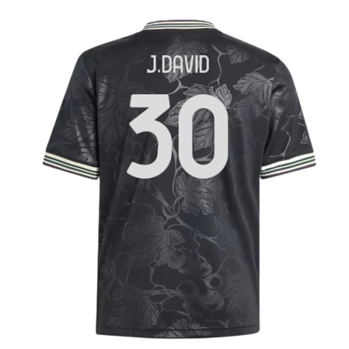2025-2026 Juventus Third Shirt (Kids) (J.David 30)