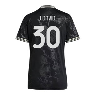 2025-2026 Juventus Third Shirt (Womens) (J.David 30)
