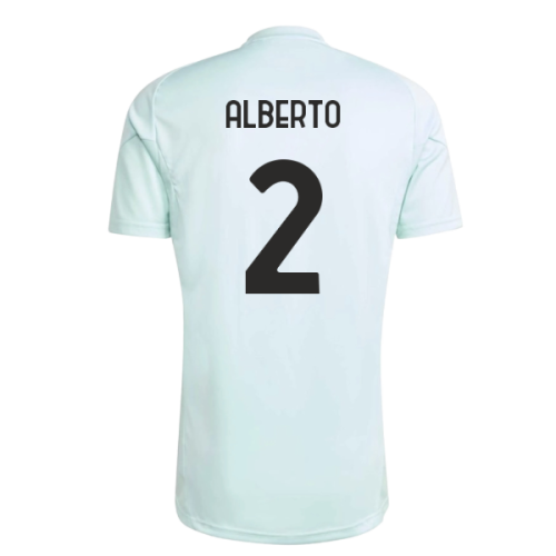 2025-2026 Juventus Training Jersey (Semi Flash Aqua) (Alberto 2)