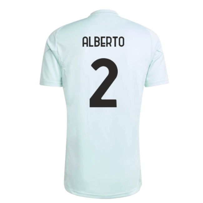 2025-2026 Juventus Training Jersey (Semi Flash Aqua) (Alberto 2)