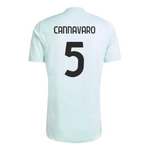 2025-2026 Juventus Training Jersey (Semi Flash Aqua) (Cannavaro 5)
