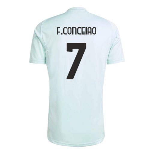 2025-2026 Juventus Training Jersey (Semi Flash Aqua) (F.Conceiao 7)