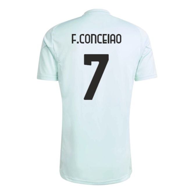 2025-2026 Juventus Training Jersey (Semi Flash Aqua) (F.Conceiao 7)