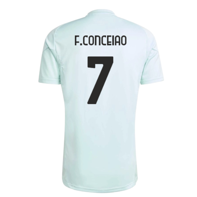 2025-2026 Juventus Training Jersey (Semi Flash Aqua) (F.Conceiao 7)