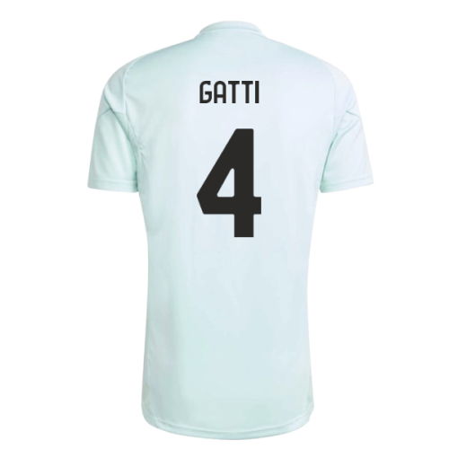 2025-2026 Juventus Training Jersey (Semi Flash Aqua) (Gatti 4)