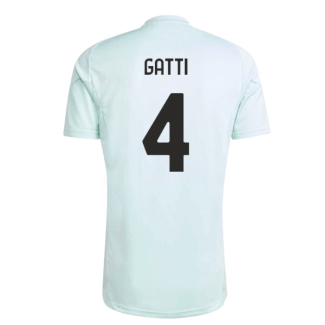 2025-2026 Juventus Training Jersey (Semi Flash Aqua) (Gatti 4)