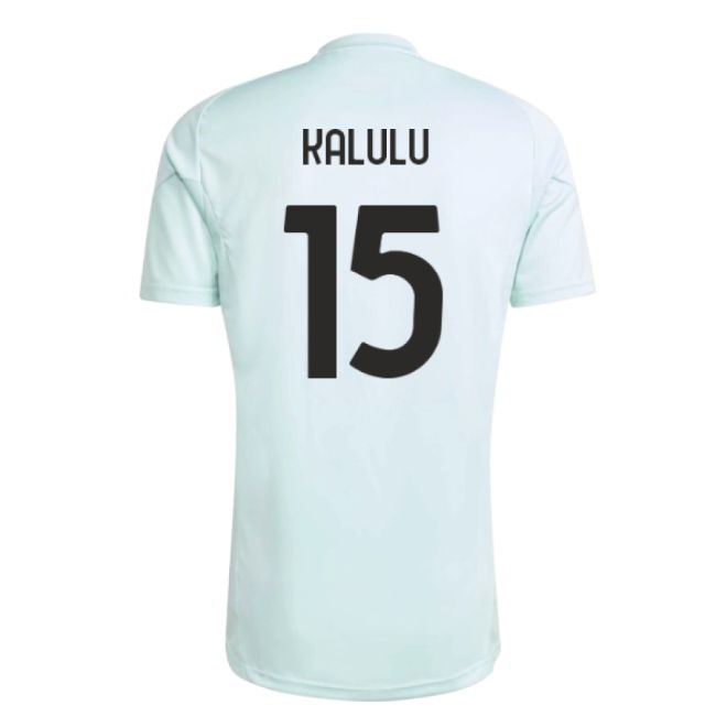 2025-2026 Juventus Training Jersey (Semi Flash Aqua) (Kalulu 15)