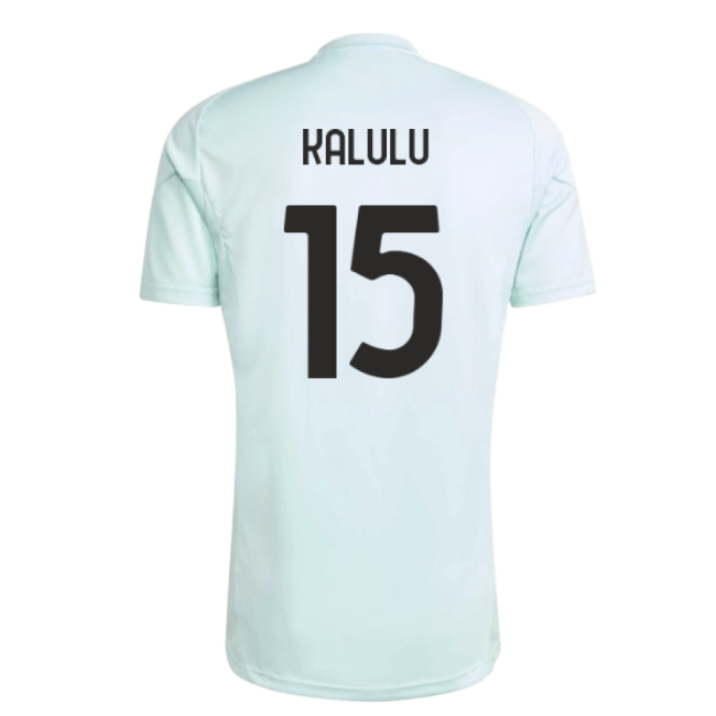 2025-2026 Juventus Training Jersey (Semi Flash Aqua) (Kalulu 15)