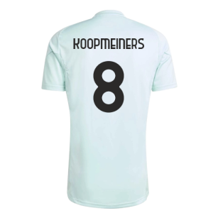 2025-2026 Juventus Training Jersey (Semi Flash Aqua) (Koopmeiners 8)