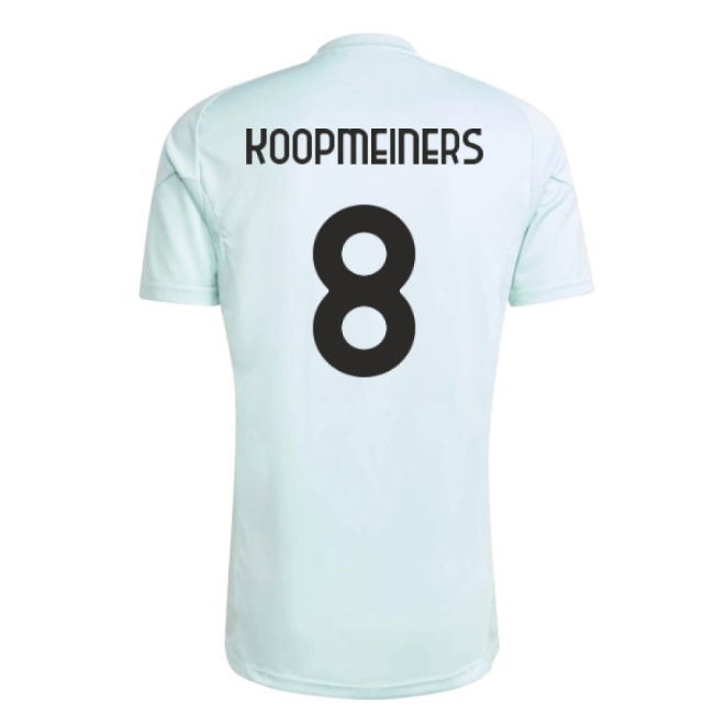 2025-2026 Juventus Training Jersey (Semi Flash Aqua) (Koopmeiners 8)