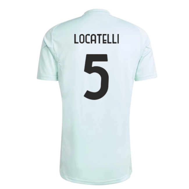 2025-2026 Juventus Training Jersey (Semi Flash Aqua) (Locatelli 5)