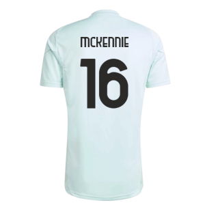 2025-2026 Juventus Training Jersey (Semi Flash Aqua) (McKennie 16)