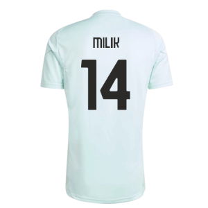 2025-2026 Juventus Training Jersey (Semi Flash Aqua) (Milik 14)