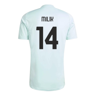 2025-2026 Juventus Training Jersey (Semi Flash Aqua) (Milik 14)