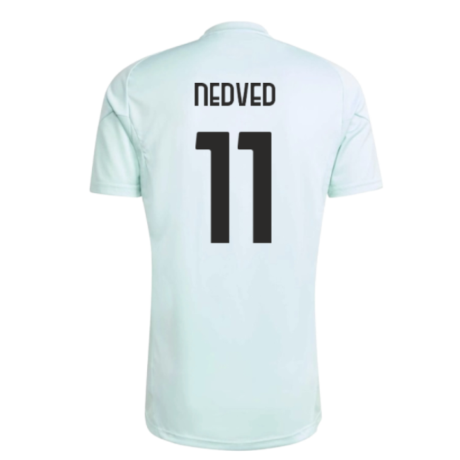 2025-2026 Juventus Training Jersey (Semi Flash Aqua) (Nedved 11)