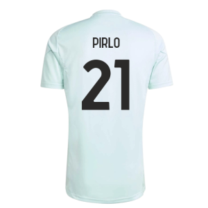 2025-2026 Juventus Training Jersey (Semi Flash Aqua) (Pirlo 21)