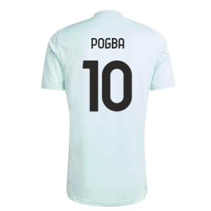 2025-2026 Juventus Training Jersey (Semi Flash Aqua) (Pogba 10)