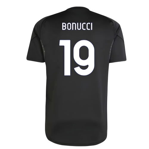 2025-2026 Juventus Training Shirt (Black) (Bonucci 19)