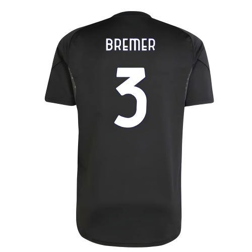 2025-2026 Juventus Training Shirt (Black) (Bremer 3)