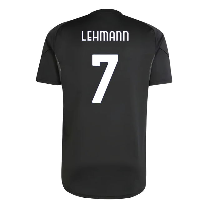 2025-2026 Juventus Training Shirt (Black) (Lehmann 7)