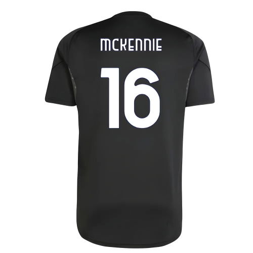 2025-2026 Juventus Training Shirt (Black) (McKennie 16)