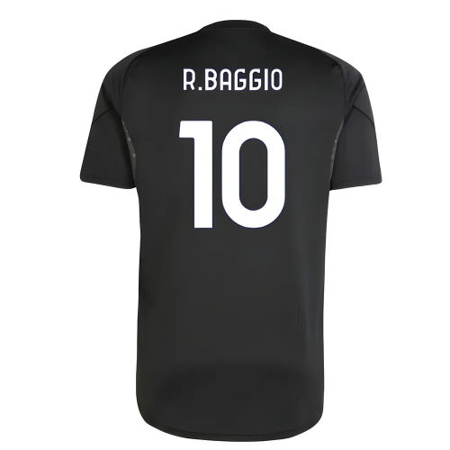 2025-2026 Juventus Training Shirt (Black) (R.Baggio 10)
