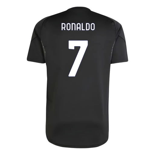 2025-2026 Juventus Training Shirt (Black) (Ronaldo 7)