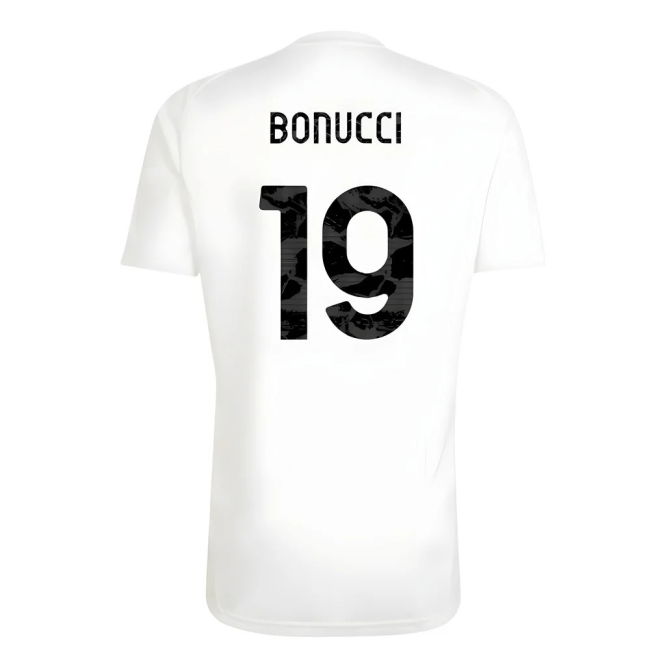 2025-2026 Juventus Training Shirt (White) (Bonucci 19)