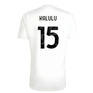 2025-2026 Juventus Training Shirt (White) (Kalulu 15)