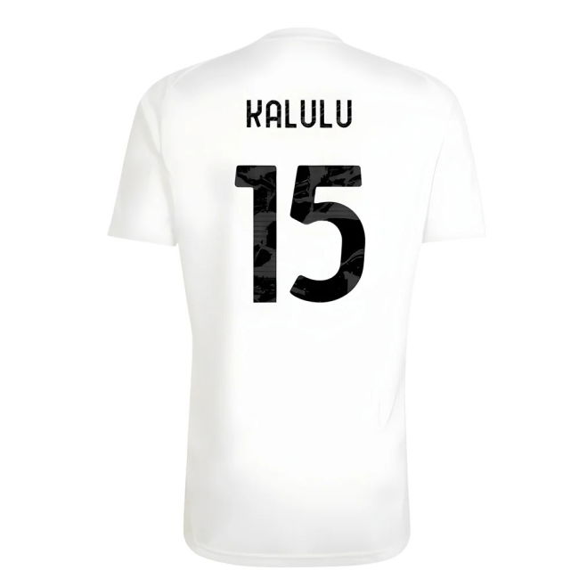 2025-2026 Juventus Training Shirt (White) (Kalulu 15)