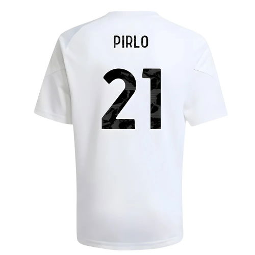 2025-2026 Juventus Training Shirt (White) - Kids (Pirlo 21)