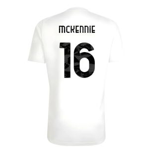 2025-2026 Juventus Training Shirt (White) (McKennie 16)