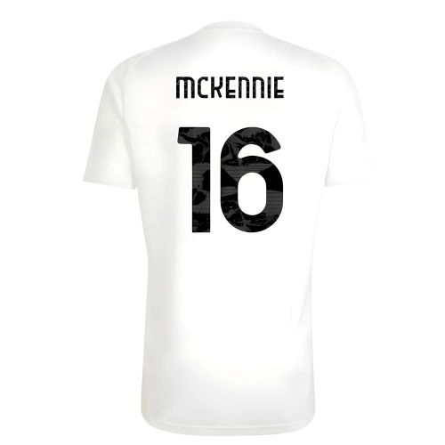 2025-2026 Juventus Training Shirt (White) (McKennie 16)