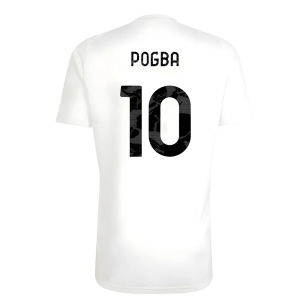 2025-2026 Juventus Training Shirt (White) (Pogba 10)