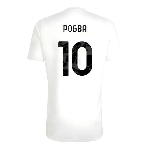 2025-2026 Juventus Training Shirt (White) (Pogba 10)