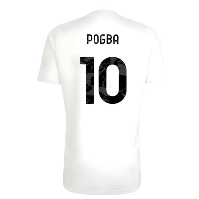 2025-2026 Juventus Training Shirt (White) (Pogba 10)