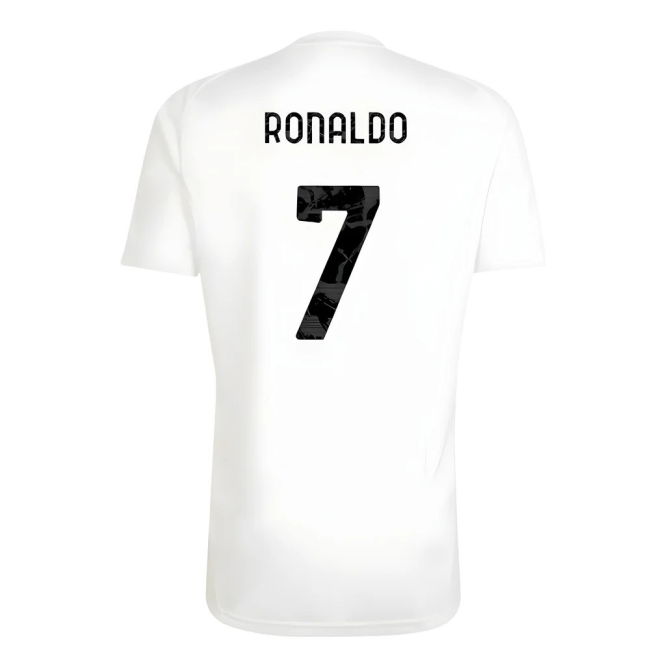 2025-2026 Juventus Training Shirt (White) (Ronaldo 7)