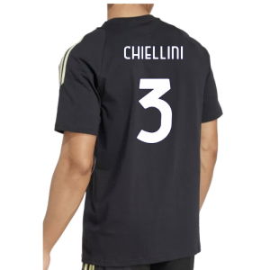 2025-2026 Juventus Training Tee (Black) (Chiellini 3)