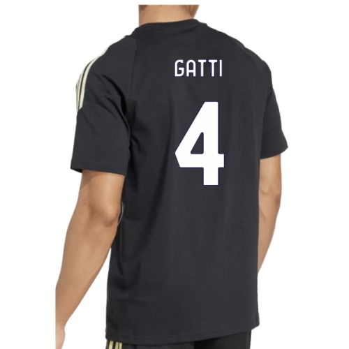 2025-2026 Juventus Training Tee (Black) (Gatti 4)