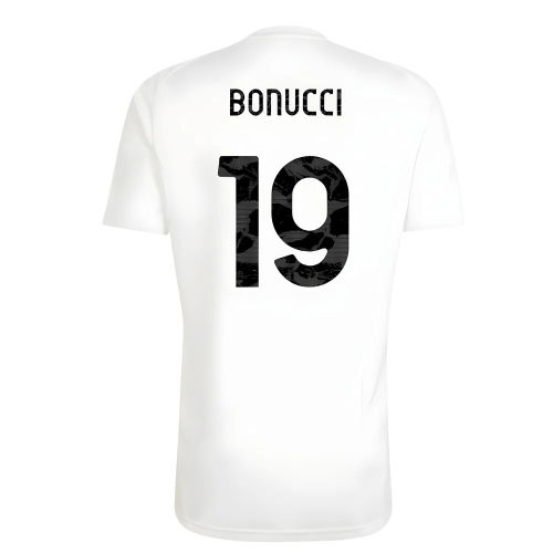 2025-2026 Juventus Training Tee (White) (Bonucci 19)