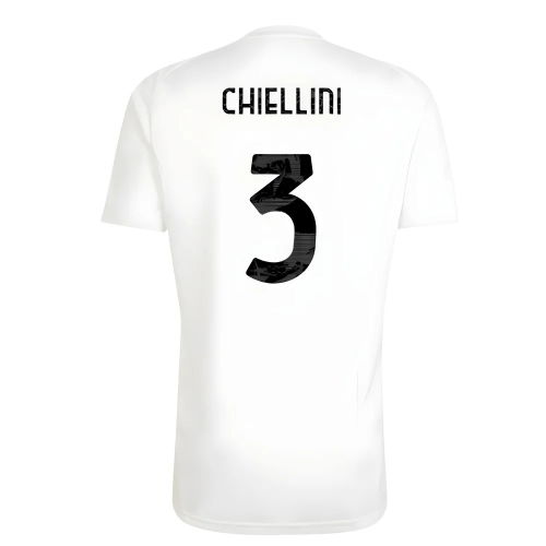 2025-2026 Juventus Training Tee (White) (Chiellini 3)
