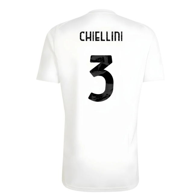 2025-2026 Juventus Training Tee (White) (Chiellini 3)